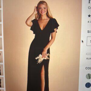 Birdy Grey - Hannah Black Crepe Dress - XL